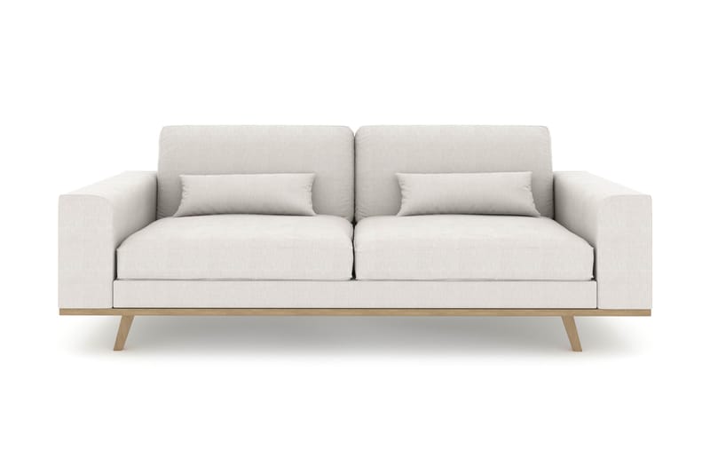 Copenhagen 3-Pers. Sofa - Linned Beige - 3 personers sofa