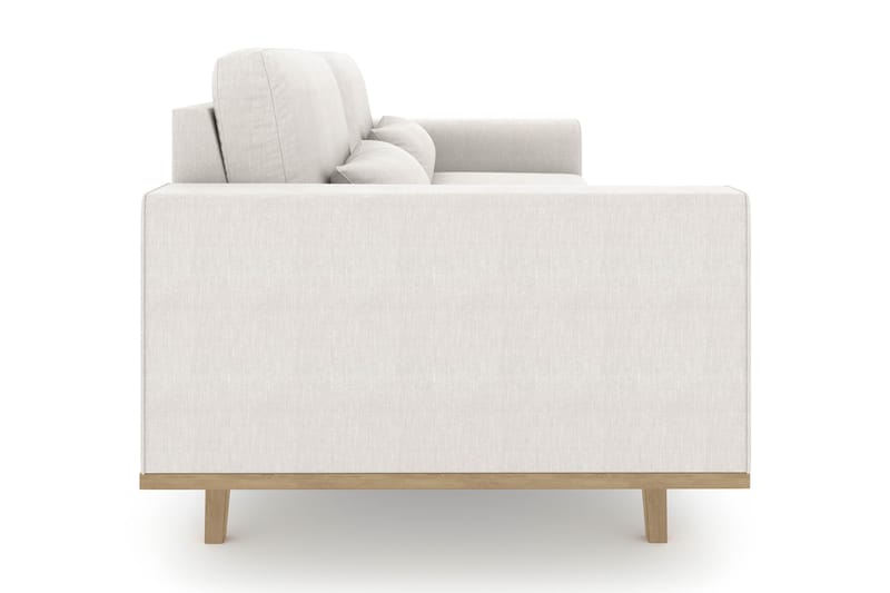 Copenhagen 3-personers Stofsofa - Lysegrå - Møbler - Sofaer - 3 personers sofa