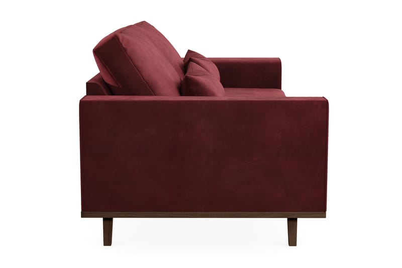Copenhagen 3-personers Fløjlssofa - Lilla - Møbler - Sofaer - 3 personers sofa