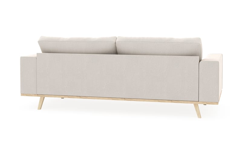 Copenhagen 3-personers Fløjlssofa - Cremehvid - Møbler - Sofaer - 3 personers sofa