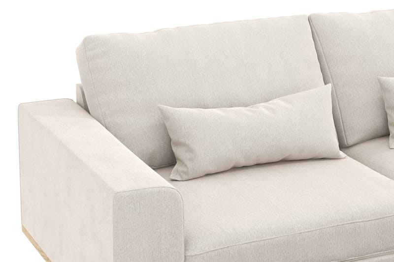 Copenhagen 3-personers Fløjlssofa - Cremehvid - Møbler - Sofaer - 3 personers sofa