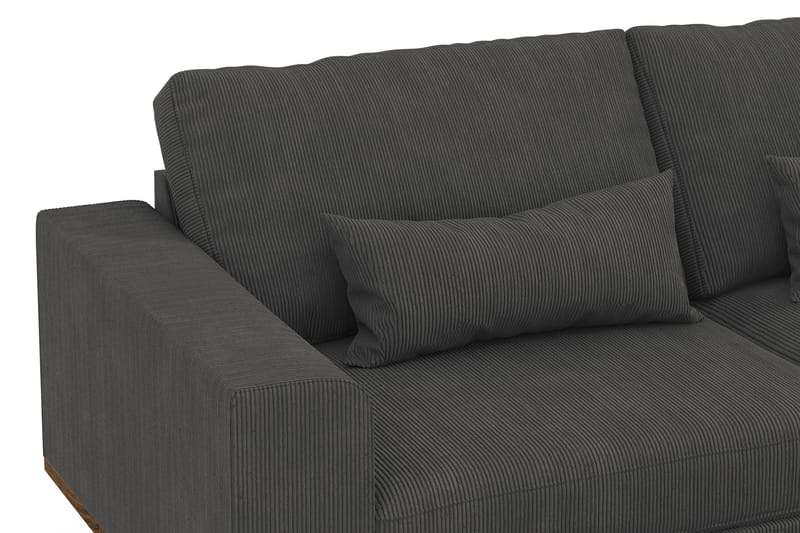 Copenhagen 3-personers Manchestersofa - Mørkegrå - Møbler - Sofaer - 3 personers sofa