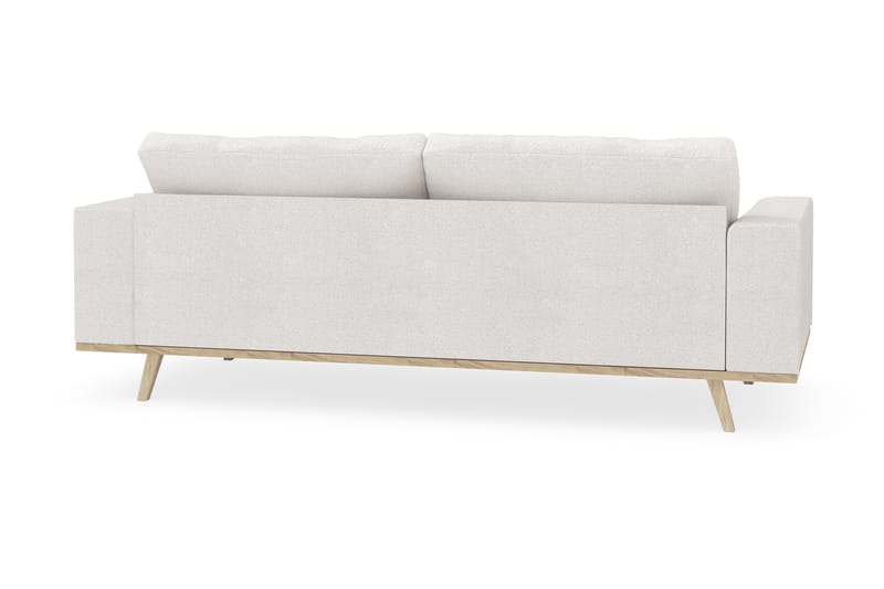 Copenhagen 3-personers Sofa i Bouclé - Hvid - Møbler - Sofaer - 3 personers sofa