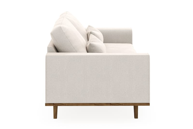 Copenhagen 3-personers Fløjlssofa - Cremehvid - Møbler - Sofaer - 3 personers sofa