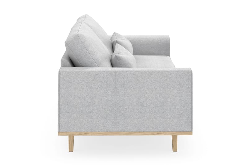 Copenhagen 3-personers Stofsofa - Lysegrå - Møbler - Sofaer - 3 personers sofa