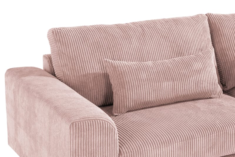 Copenhagen 3-personers Manchestersofa - Rosa - Møbler - Sofaer - 3 personers sofa