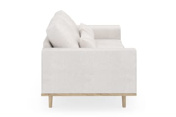 Copenhagen 3-personers Sofa i Bouclé - Hvid - Møbler - Sofaer - 3 personers sofa