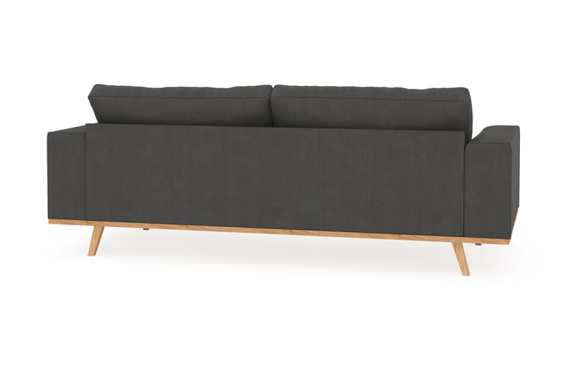 Copenhagen 3-personers Manchestersofa - Mørkegrå - Møbler - Sofaer - 3 personers sofa