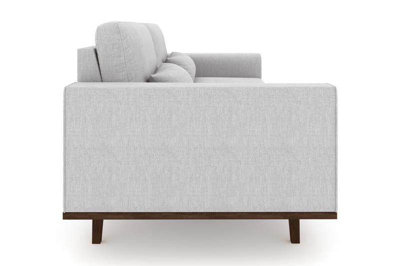 Copenhagen 3-personers Stofsofa - Grå - Møbler - Sofaer - 3 personers sofa