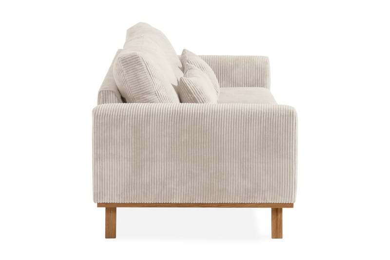 Copenhagen 3-personers Manchestersofa - Beige - Møbler - Sofaer - 3 personers sofa