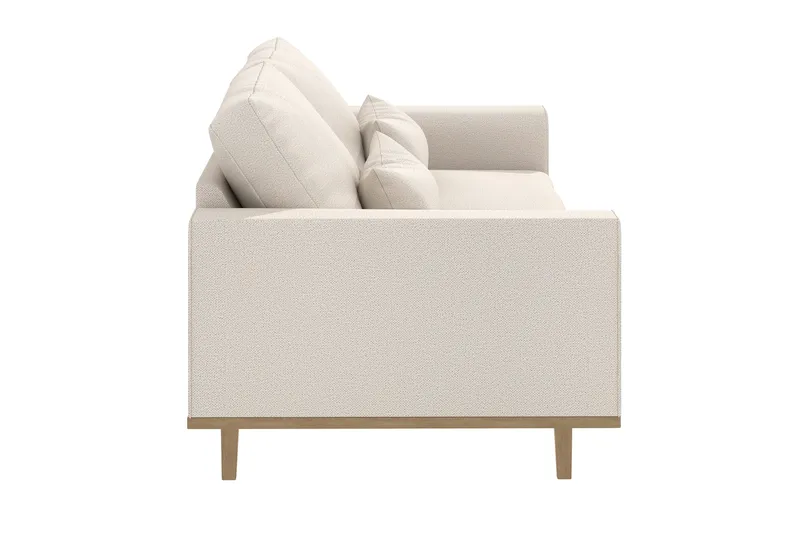 Copenhagen 3-personers Stofsofa - Beige - Møbler - Sofaer - 3 personers sofa