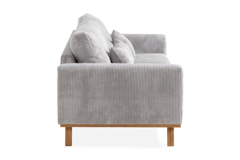 Copenhagen 3-personers Manchestersofa - Lysegrå - Møbler - Sofaer - 3 personers sofa