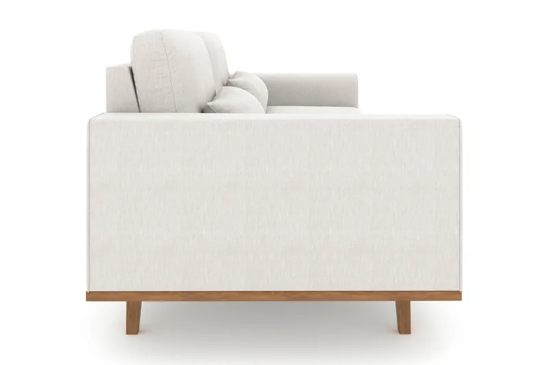 Copenhagen 3-personers Stofsofa - Lysegrå - Møbler - Sofaer - 3 personers sofa