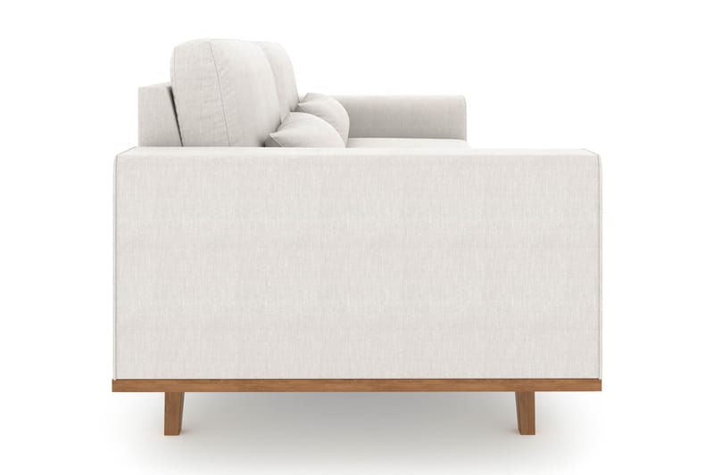 Copenhagen 3-personers Stofsofa - Lysegrå - Møbler - Sofaer - 3 personers sofa