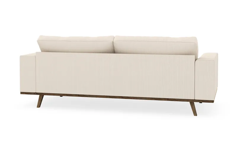 Copenhagen 3-personers Manchestersofa - Beige - Møbler - Sofaer - 3 personers sofa
