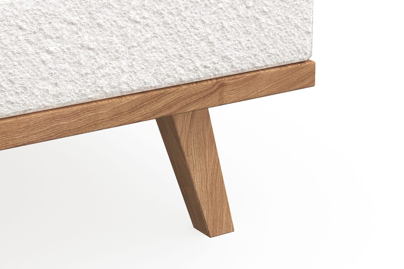 Copenhagen 3-personers Sofa i Bouclé - Hvid - Møbler - Sofaer - 3 personers sofa