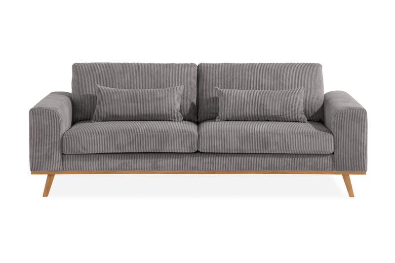 Copenhagen 3-personers Manchestersofa - Mørkegrå - Møbler - Sofaer - 3 personers sofa