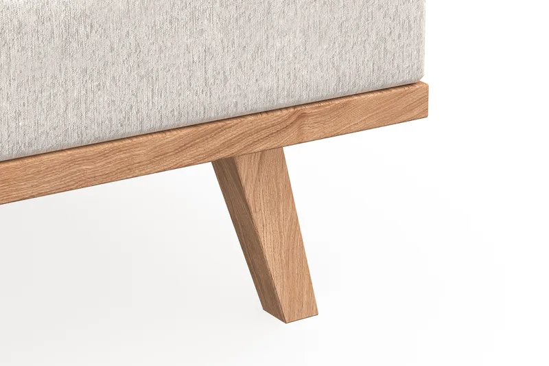 Copenhagen 3-personers Fløjlssofa - Cremehvid - Møbler - Sofaer - 3 personers sofa