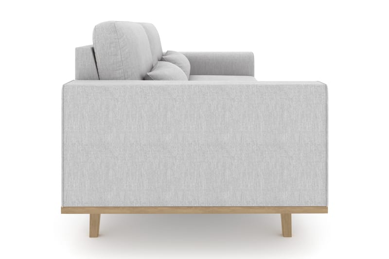 Copenhagen 3-personers Stofsofa - Grå - Møbler - Sofaer - 3 personers sofa
