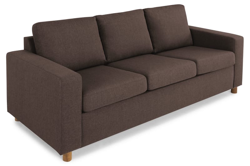 Crazy 3-personers Stofsofa - Brun - Møbler - Sofaer - 3 personers sofa
