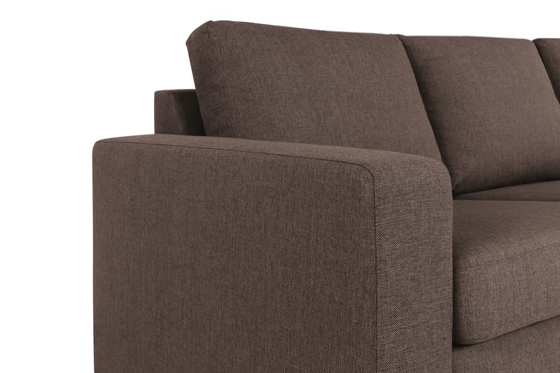 Crazy 3-personers Stofsofa - Brun - Møbler - Sofaer - 3 personers sofa