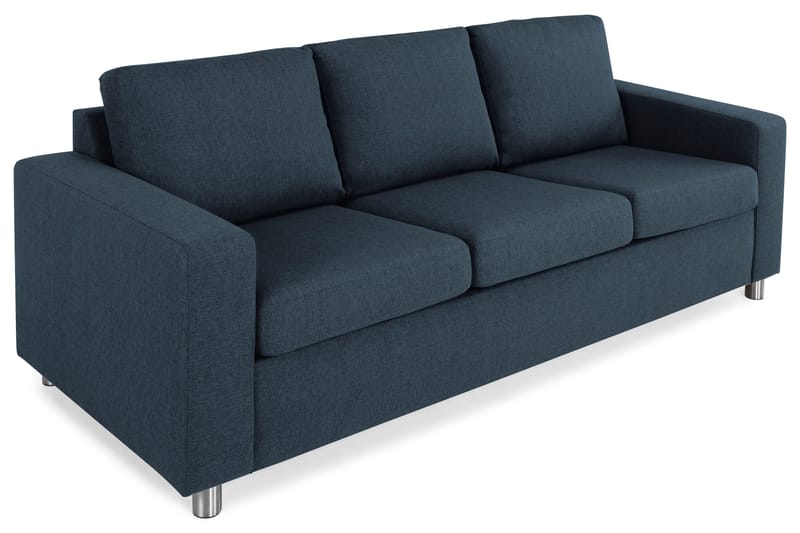 Crazy 3-personers Stofsofa - Blå - Møbler - Sofaer - 3 personers sofa