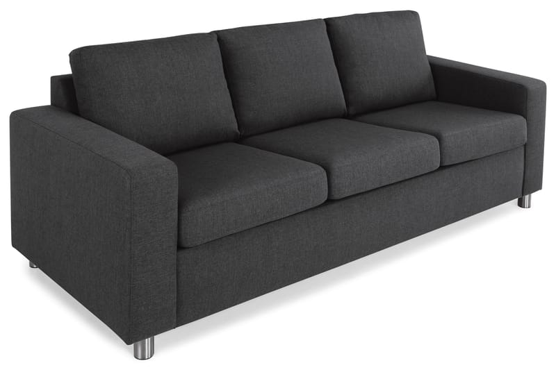 Crazy 3-personers Stofsofa - Antracit - Møbler - Sofaer - 3 personers sofa