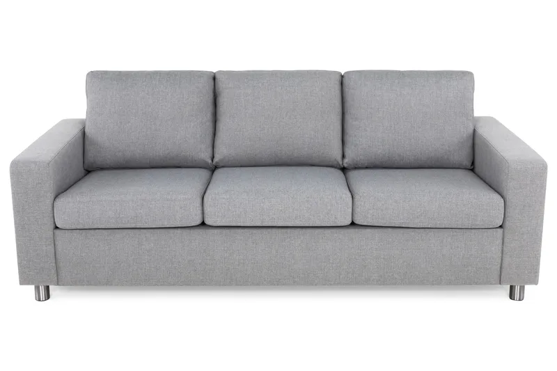 Crazy 3-personers Stofsofa - Grå - Møbler - Sofaer - 3 personers sofa