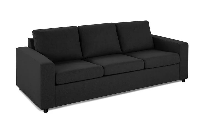 Crazy 3-personers Stofsofa - Antracit - Møbler - Sofaer - 3 personers sofa