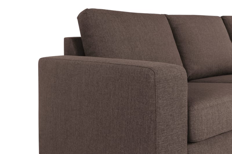 Crazy 3-personers Stofsofa - Brun - Møbler - Sofaer - 3 personers sofa