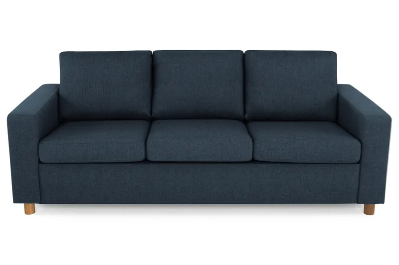 Crazy 3-personers Stofsofa - Blå - Møbler - Sofaer - 3 personers sofa