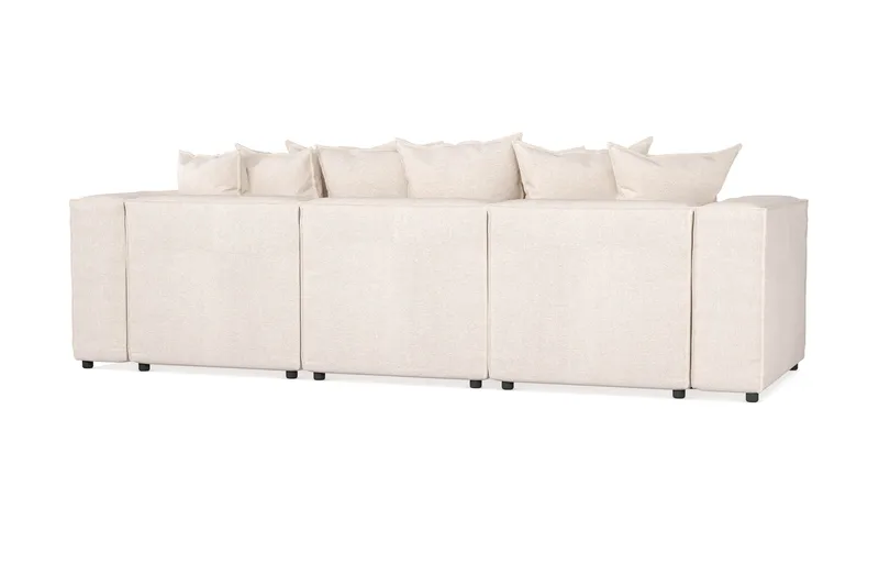 Cubo 4-personers Dyb Modulsofa i Stof - Beige - Møbler - Sofaer - 3 personers sofa