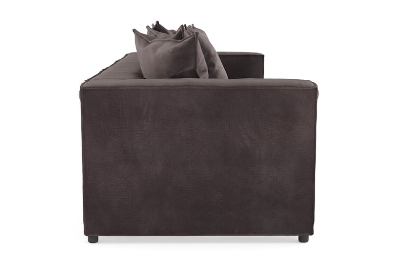 Cubo 4-personers Dyb Modulsofa i Fløjl - Mørkegrå - Møbler - Sofaer - 3 personers sofa