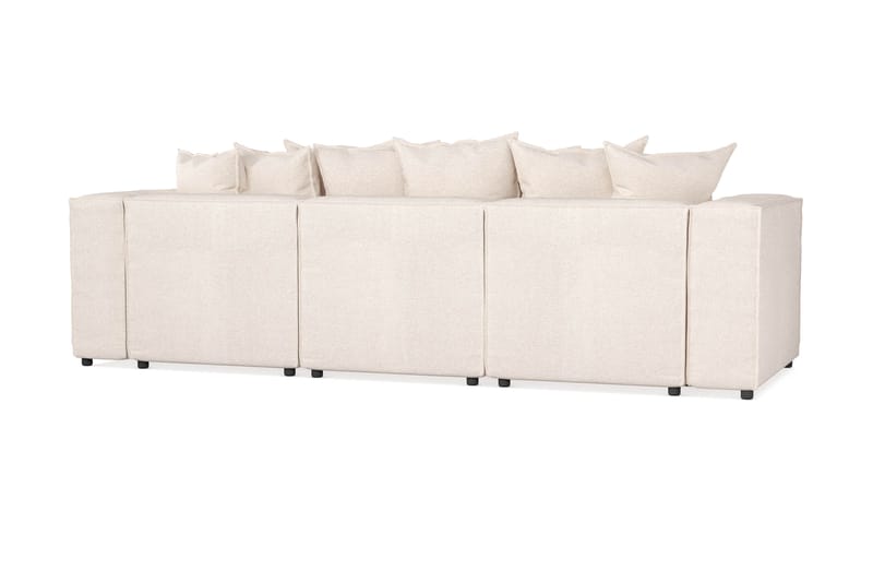 Cubo 4-personers Dyb Modulsofa i Stof - Beige - Møbler - Sofaer - 3 personers sofa