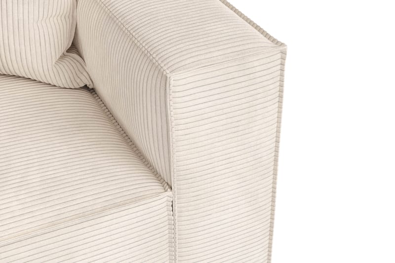 Cubo 4-personers Dyb Modulsofa i Manchester - Beige - Møbler - Sofaer - 3 personers sofa