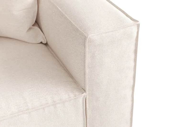 Cubo 4-personers Dyb Modulsofa i Stof - Beige - Møbler - Sofaer - 3 personers sofa