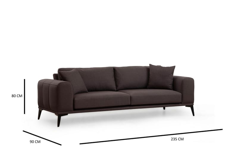 Daler Sofa 3-personers - Grå - Møbler - Sofaer - 3 personers sofa