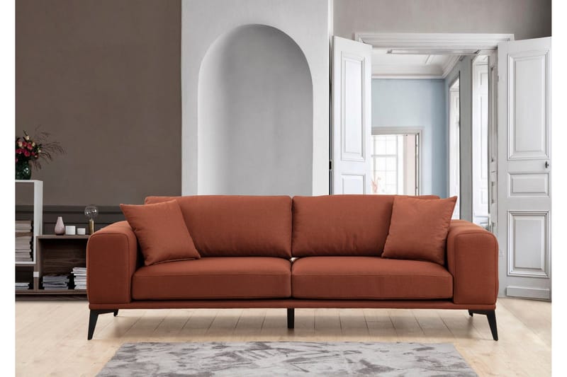 Daler Sofa 3-personers - Rød - Møbler - Sofaer - 3 personers sofa