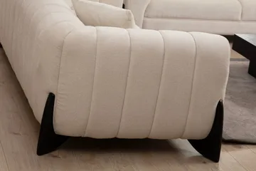 Devid Sofa 3-personers - Hvid - Møbler - Sofaer - 3 personers sofa