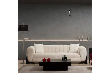 Devid Sofa 3-personers - Hvid - Møbler - Sofaer - 3 personers sofa