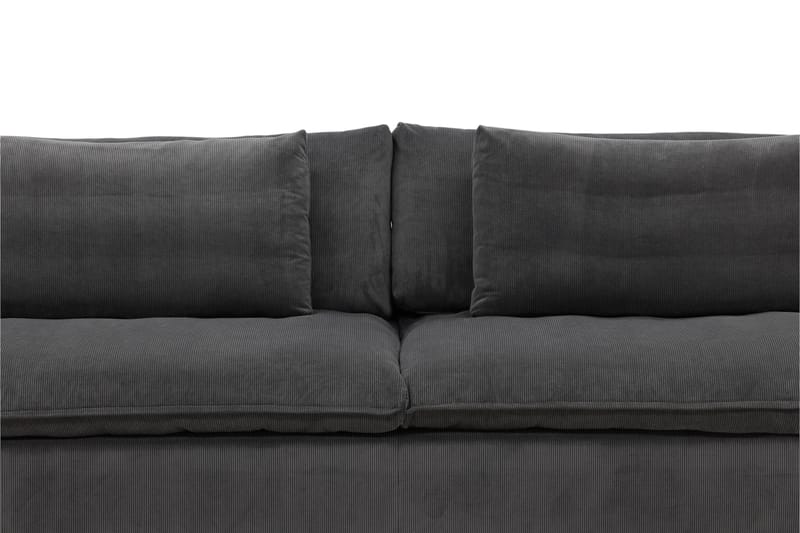 Durham 3-Pers. Sofa - Mørkegrå Cordfløyel - Møbler - Sofaer - 3 personers sofa