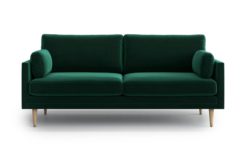 Emilly 3-Pers. Sofa - Grøn - 3 personers sofa