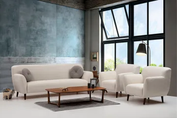Ennadai Sofa 3-Pers. - Beige - Møbler - Sofaer - 3 personers sofa