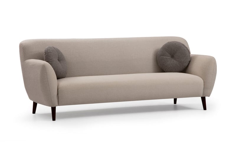 Ennadai Sofa 3-Pers. - Beige - 3 personers sofa