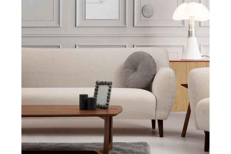 Ennadai Sofa 3-Pers. - Beige - Møbler - Sofaer - 3 personers sofa
