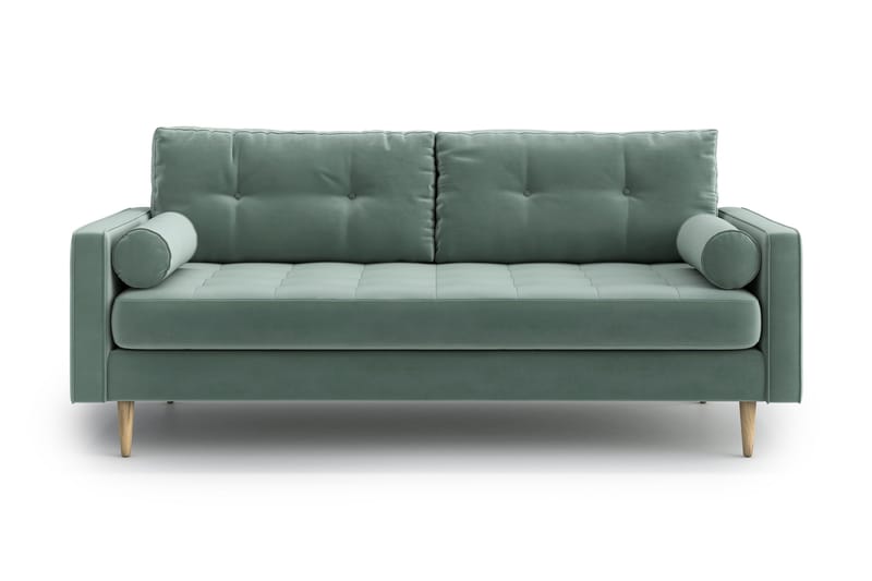 Esmeralde 3-pers. Sofa - Grøn - 3 personers sofa