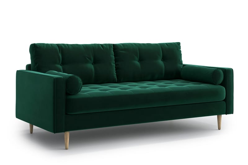 Esmeralde 3-pers. Sofa - Grøn - Møbler - Sofaer - 3 personers sofa