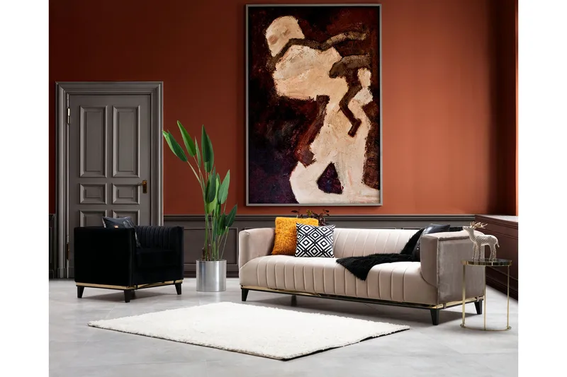 Esquimalt Sofa 3-personers, Beige