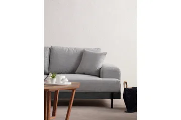 Eti 3-personers Sofa 98 cm i Stof med Lave Armlæn - Grå - Møbler - Sofaer - 3 personers sofa