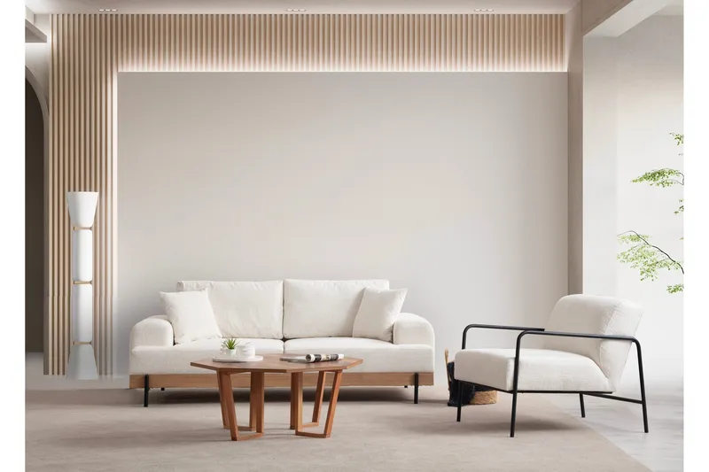 Eti Sofa 3-pers, Hvid